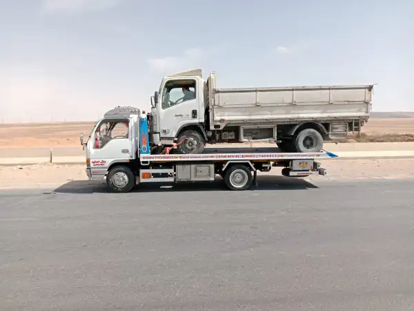 ونش انقاذ اثناء العمل